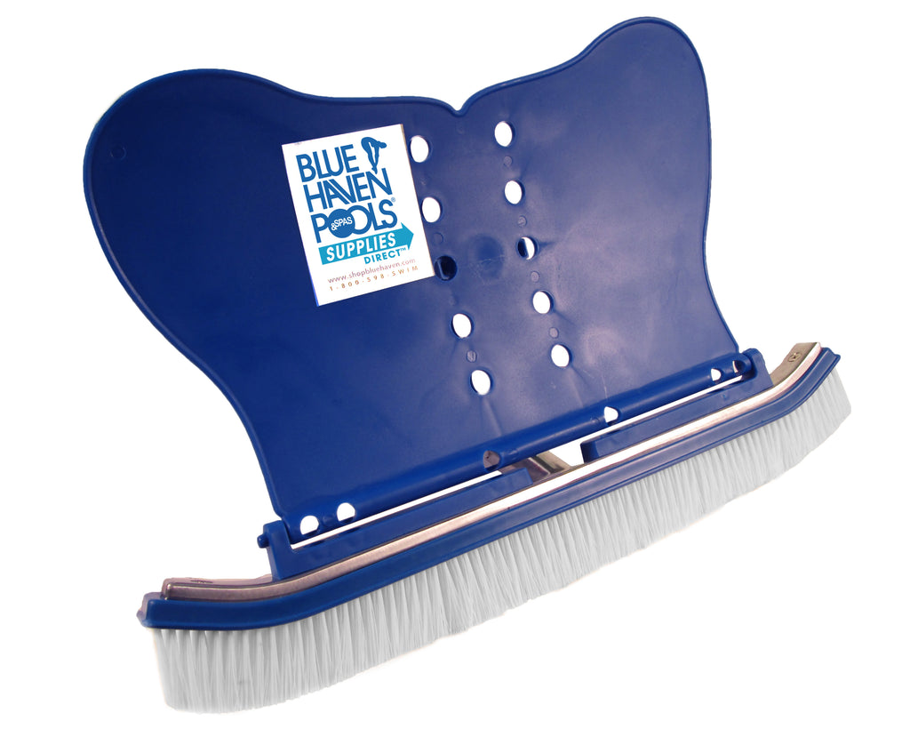 Edge Brush, 2in Long, and Mini Original all in Medium Stiffness Blue - Pool  Cleaning Kit | B-EMS-2L-QC-DB